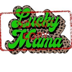 Lucky Mama Animal Print Sublimation Transfer